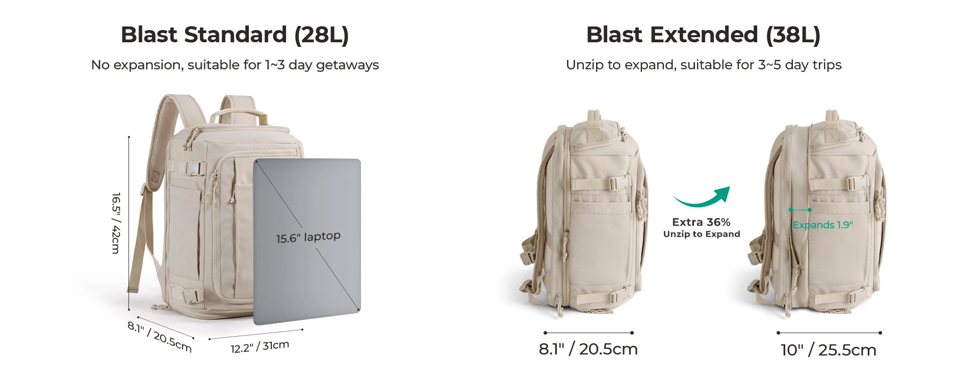 Blast 38L Travel Backpack highlight 7